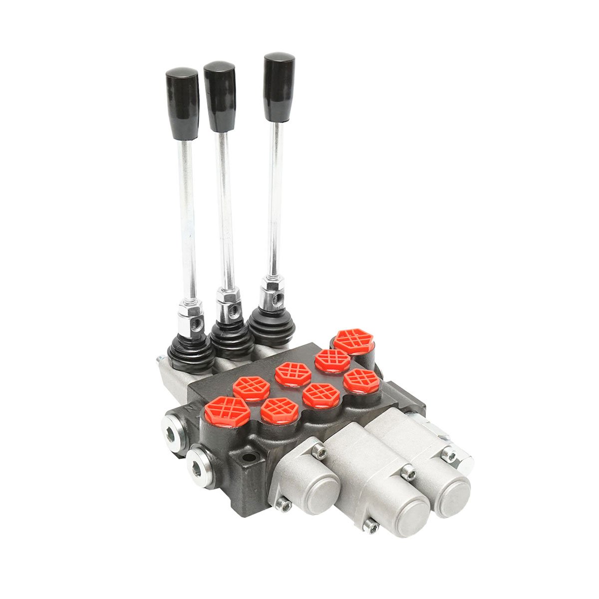 Distribuitor hidraulic cu 3 manete 2 flotante 40L/min.